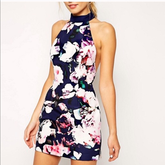 NWT Finders Keepers Illuminati Navy Blue Dress - Picture 2 of 5